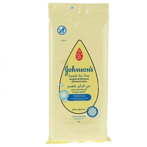 93840473_Johnsons Baby Cleansing Wipes Head ToToe Skincare -15 Wipes-500x500